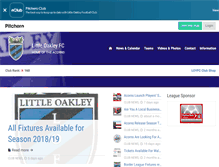 Tablet Screenshot of littleoakleyfc.co.uk